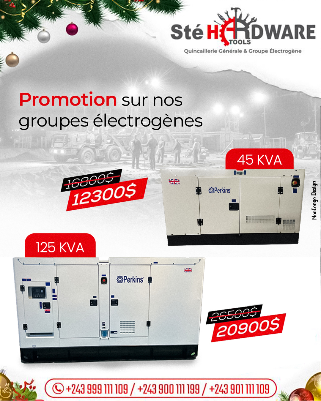 Promotion sur nos groupes électrogènes  
