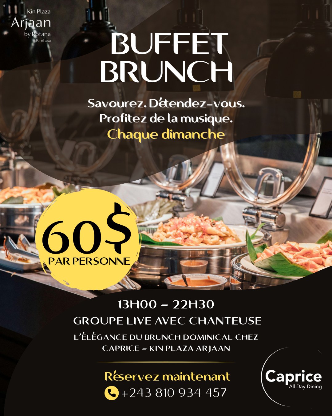 Le rendez-vous incontournable chaque DIMANCHE à Kinshasa