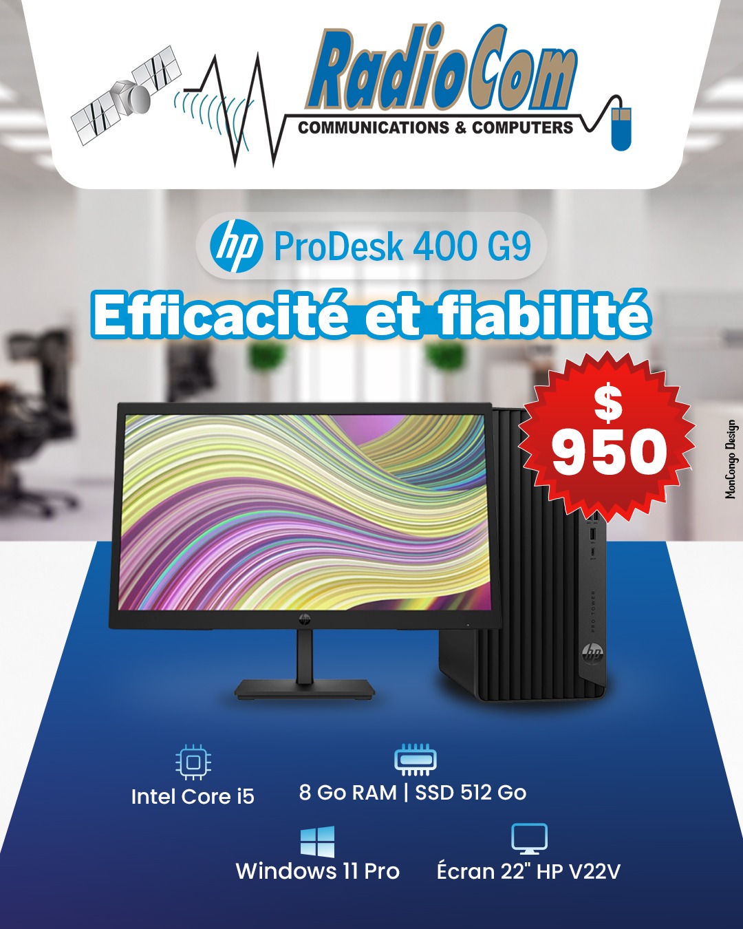 hp ProDesk 400 G9  Efficacité et fiabilité