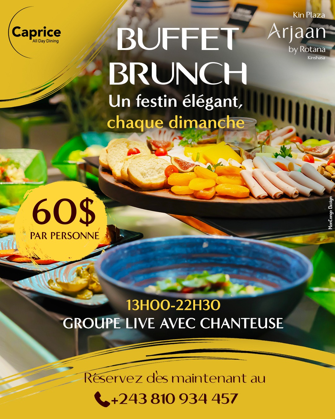  Le rendez-vous incontournable chaque DIMANCHE à Kinshasa