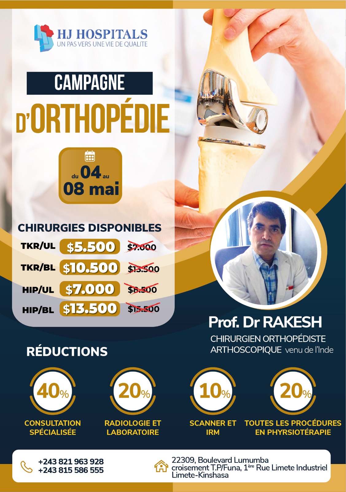 Offres campagne d’Orthopédie