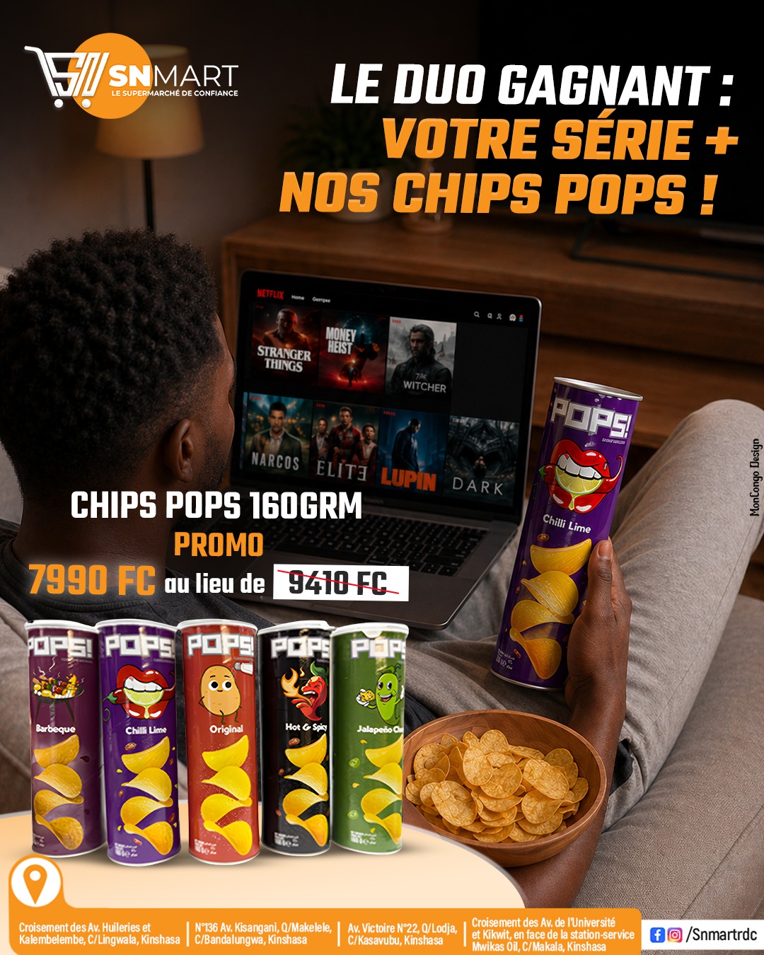 Snack parfait pour vos soirées chill