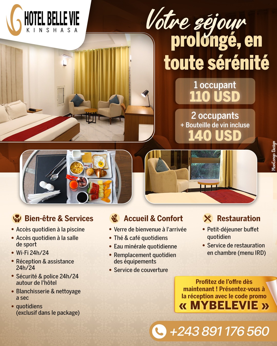 En séjour prolongé à Kinshasa ? 