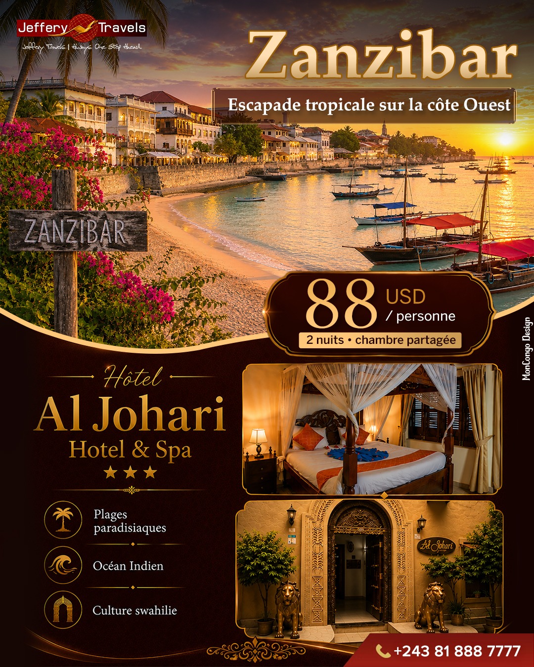 Zanzibar : Escapade tropicale sur la côte Ouest