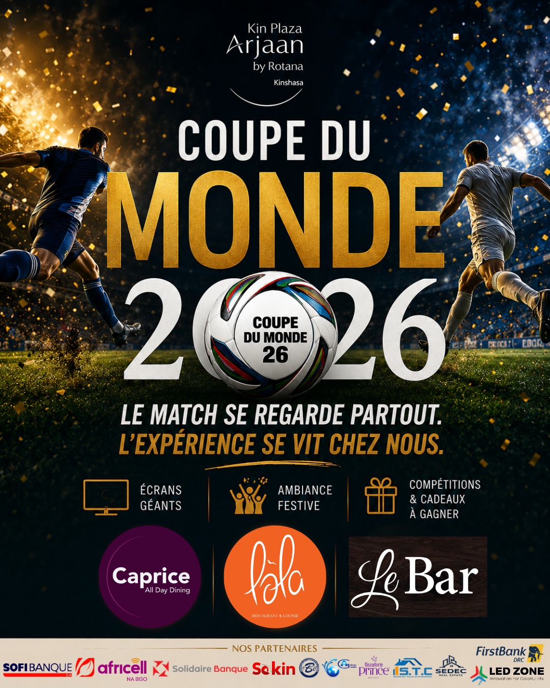 Le rendez-vous de la Coupe du Monde à Kinshasa